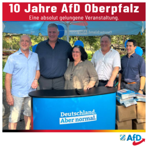 10 Jahre AfD Oberpfalz - eine rundum gelungene Veranstaltung