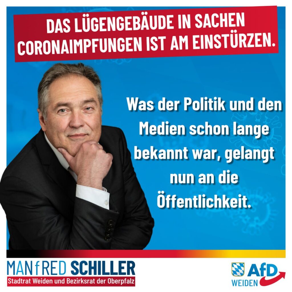 Manfred Schiller AfD - Corona Lügengebäude stürzen ein