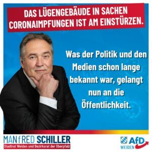 Manfred Schiller AfD - Corona Lügengebäude stürzen ein