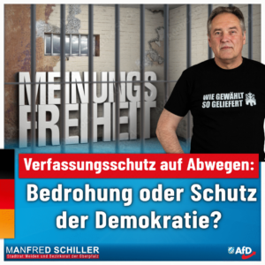 Manfred Schiller AfD - Verfassungsschutz auf Abwegen