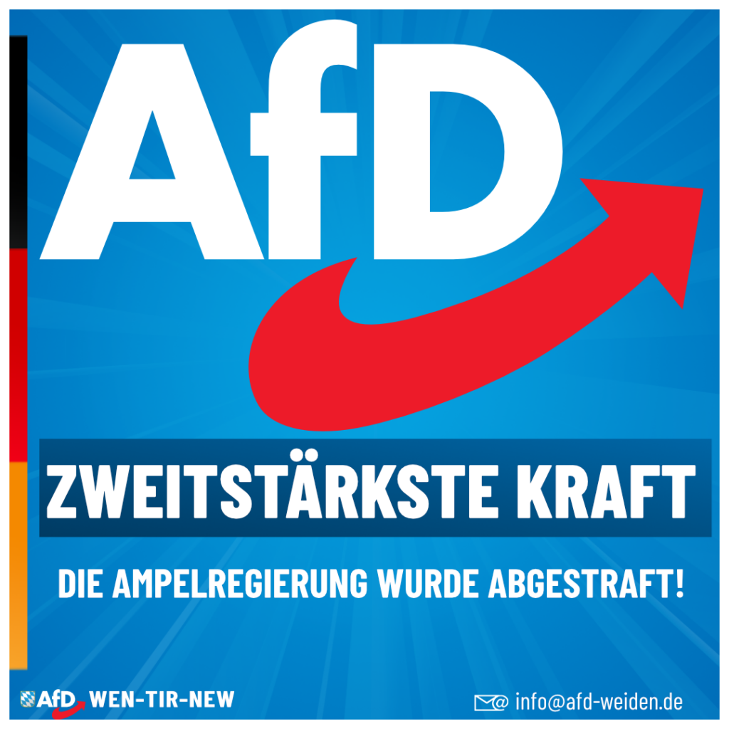 AfD Weiden - AfD zweitsträkste Kraft