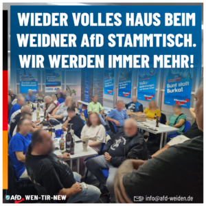 AfD Weiden Stammtisch 06.06.2024