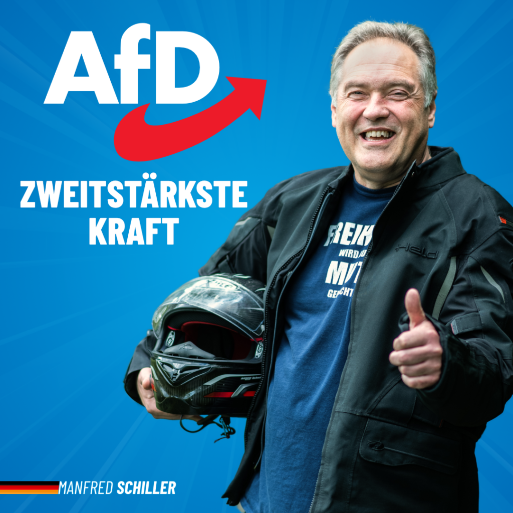 Manfred Schiller AfD - AfD Zweitstärkste Kraft