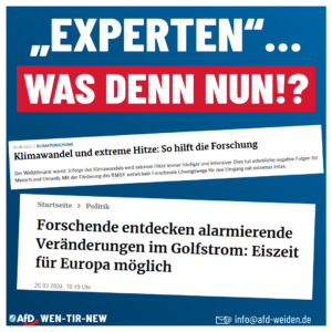 AfD Weiden - Klimawandel Hitze oder Kälte