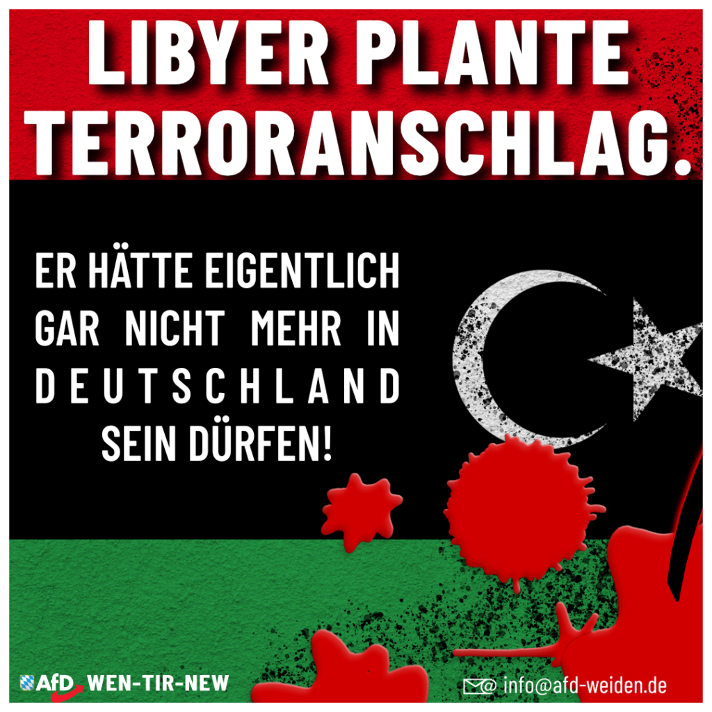 Libyer plante Terroranschlag