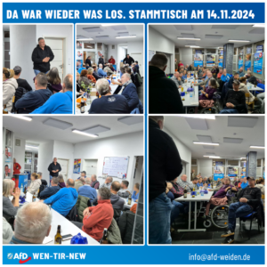 AfD Weiden - Stammtisch - 14-11-2024