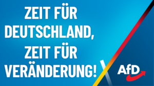 AfD Zeit für Deutschland, Zeit für Veränderung!
